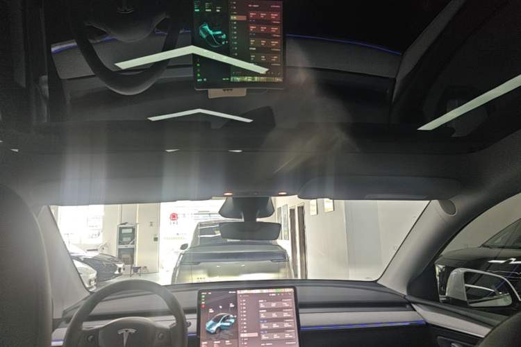 Used Tesla Model Y 2024 Long-Range All-Wheel-Drive Version Headliner