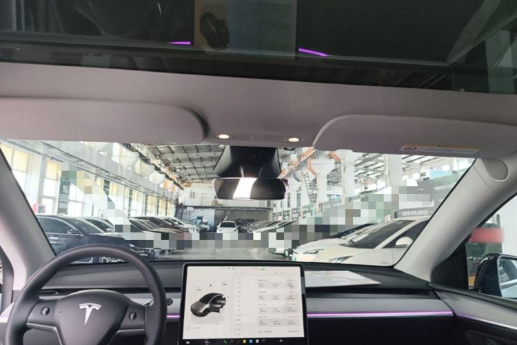 Used Tesla Model Y 2024 Long-Range All-Wheel-Drive Version Headliner