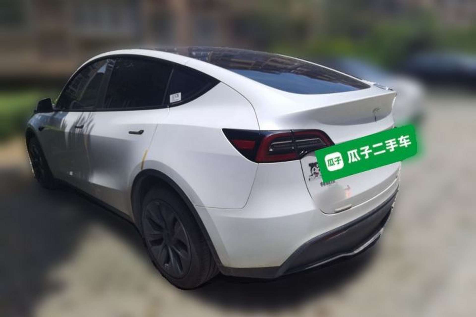 Used Tesla Model Y 2024 Rear-Wheel-Drive Version Rear Left 45 Deg