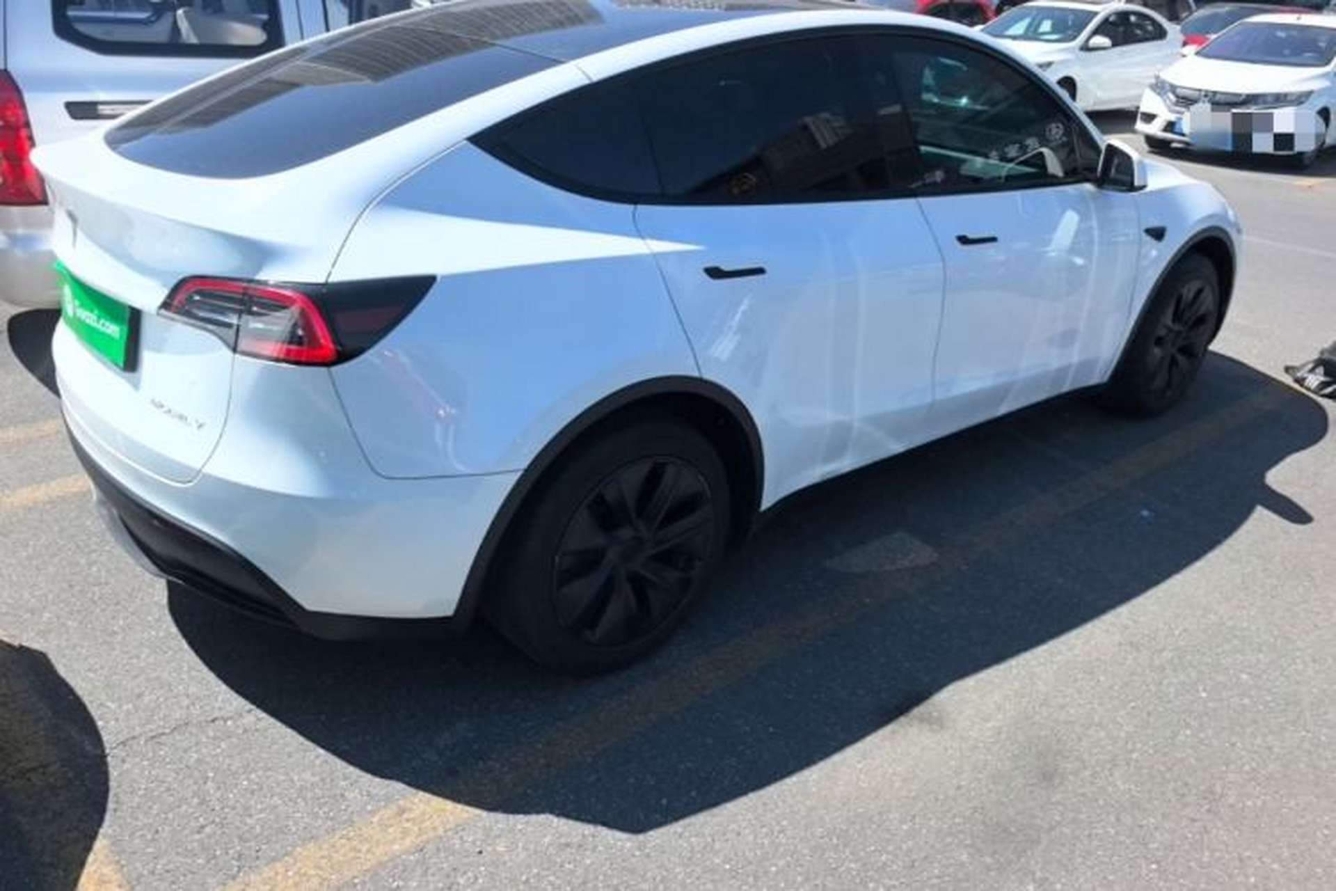 Used Tesla Model Y 2024 Rear-Wheel-Drive Version Rear Right 45 Deg