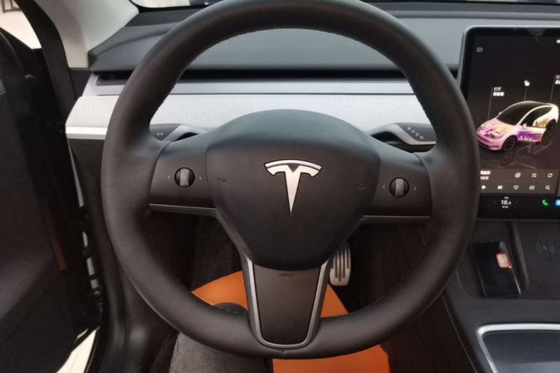Used Tesla Model Y 2024 Rear-Wheel-Drive Version Steering Wheel