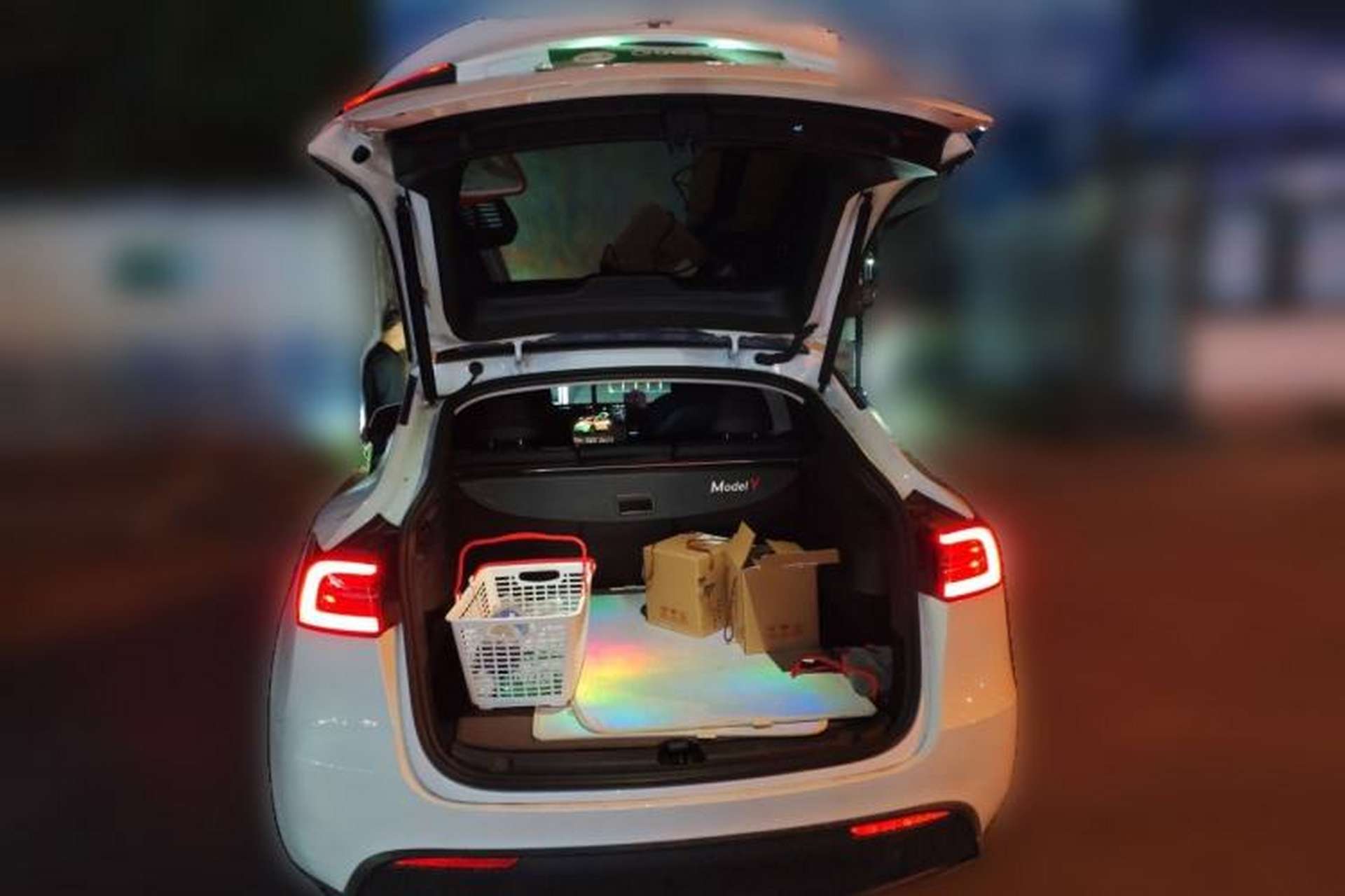 Used Tesla Model Y 2024 Rear-Wheel-Drive Version Trunk