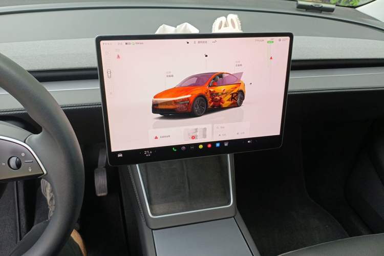 Used Tesla Model Y 2025 Updated Version Long-Range All-Wheel Drive Audio And AC Panel