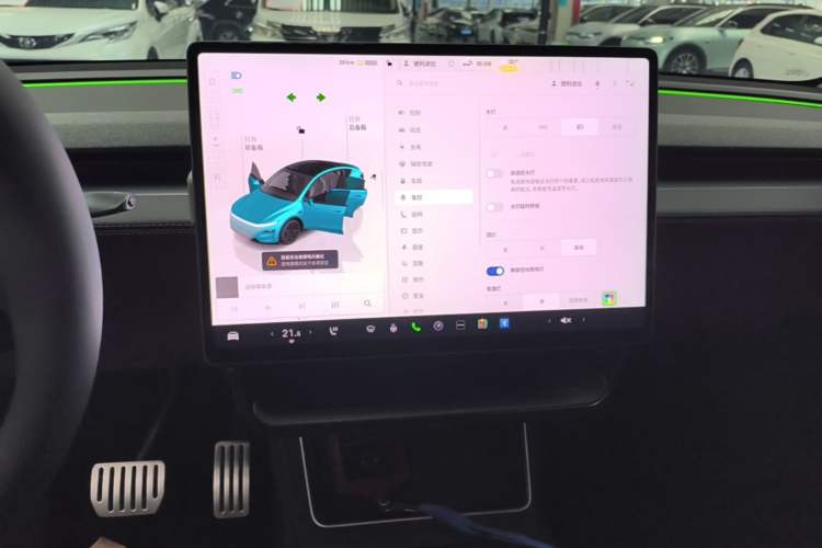 Used Tesla Model Y 2025 Rear-Wheel-Drive Version Audio And AC Panel
