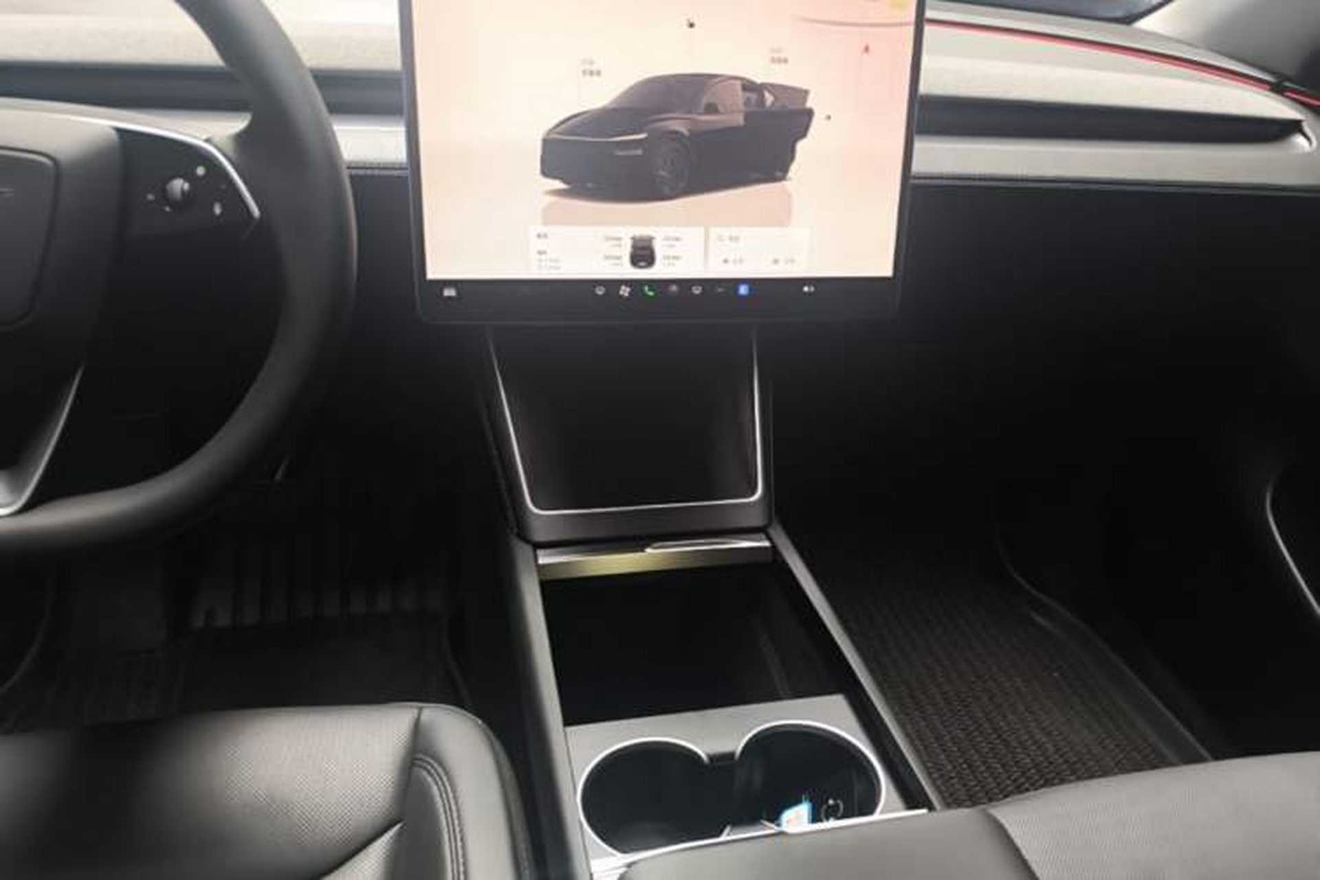 Used Tesla Model Y 2025 Rear-Wheel Drive First Edition Audio And AC Panel