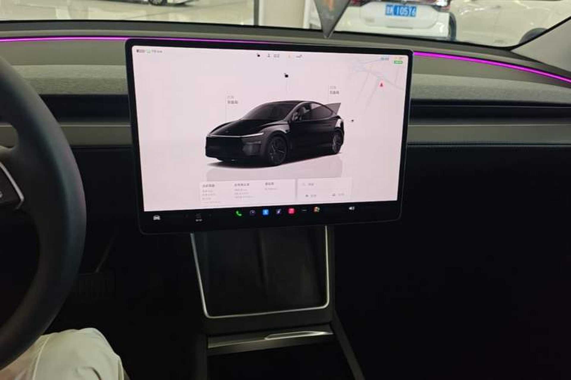 Used Tesla Model Y 2025 Rear-Wheel-Drive Version Audio And AC Panel