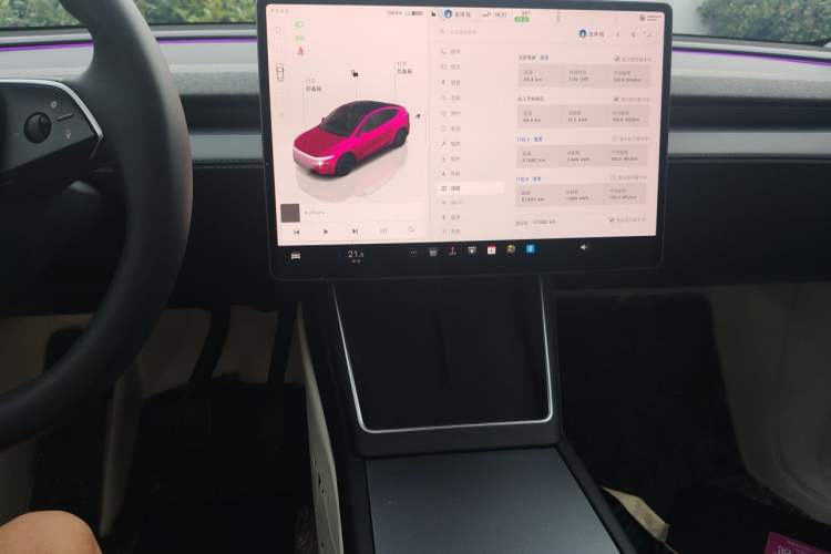 Used Tesla Model Y 2025 Rear-Wheel-Drive Version Audio And AC Panel