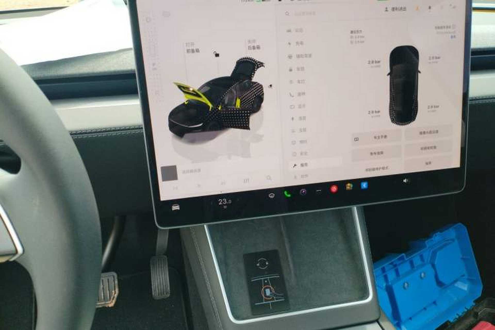 Used Tesla Model Y 2025 Rear-Wheel-Drive Version Audio And AC Panel