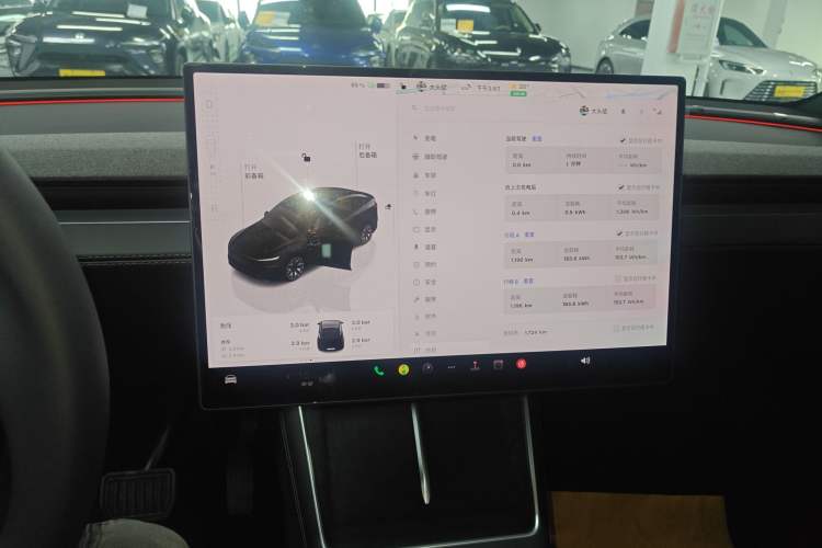 Used Tesla Model Y 2025 Updated Version Long-Range All-Wheel Drive Audio And AC Panel