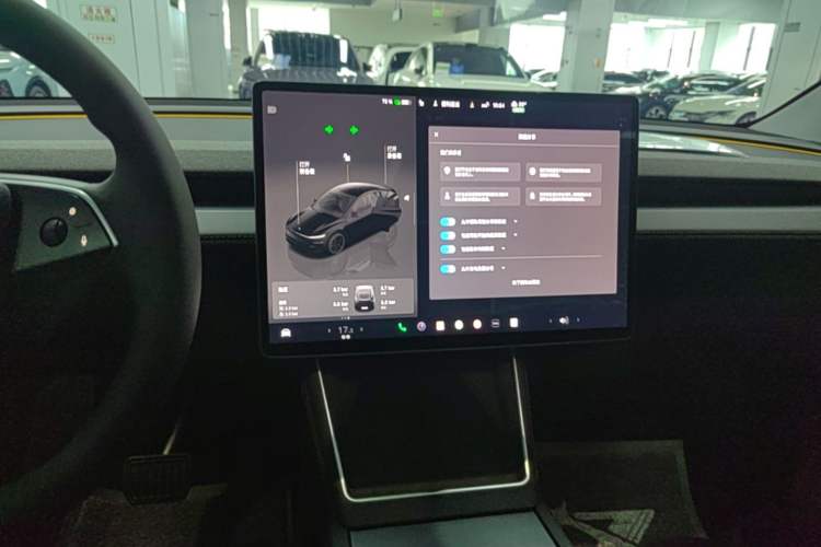 Used Tesla Model Y 2025 Updated Version Long-Range All-Wheel Drive Audio And AC Panel
