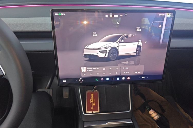 Used Tesla Model Y 2025 Updated Version Long-Range All-Wheel Drive Audio And AC Panel