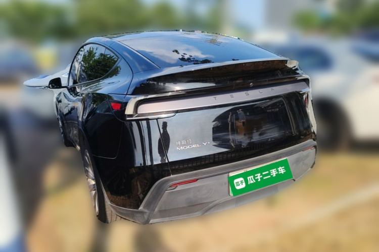 Used Tesla Model Y 2025 Long-Range All-Wheel Drive First Edition Rear Left 45 Deg