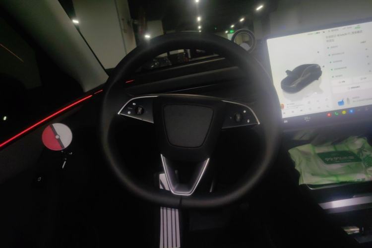 Used Tesla Model Y 2025 Long-Range All-Wheel Drive First Edition Steering Wheel
