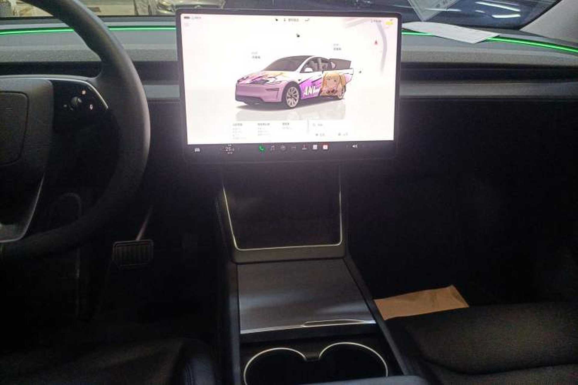 Used Tesla Model Y 2025 Rear-Wheel-Drive Version Audio And AC Panel