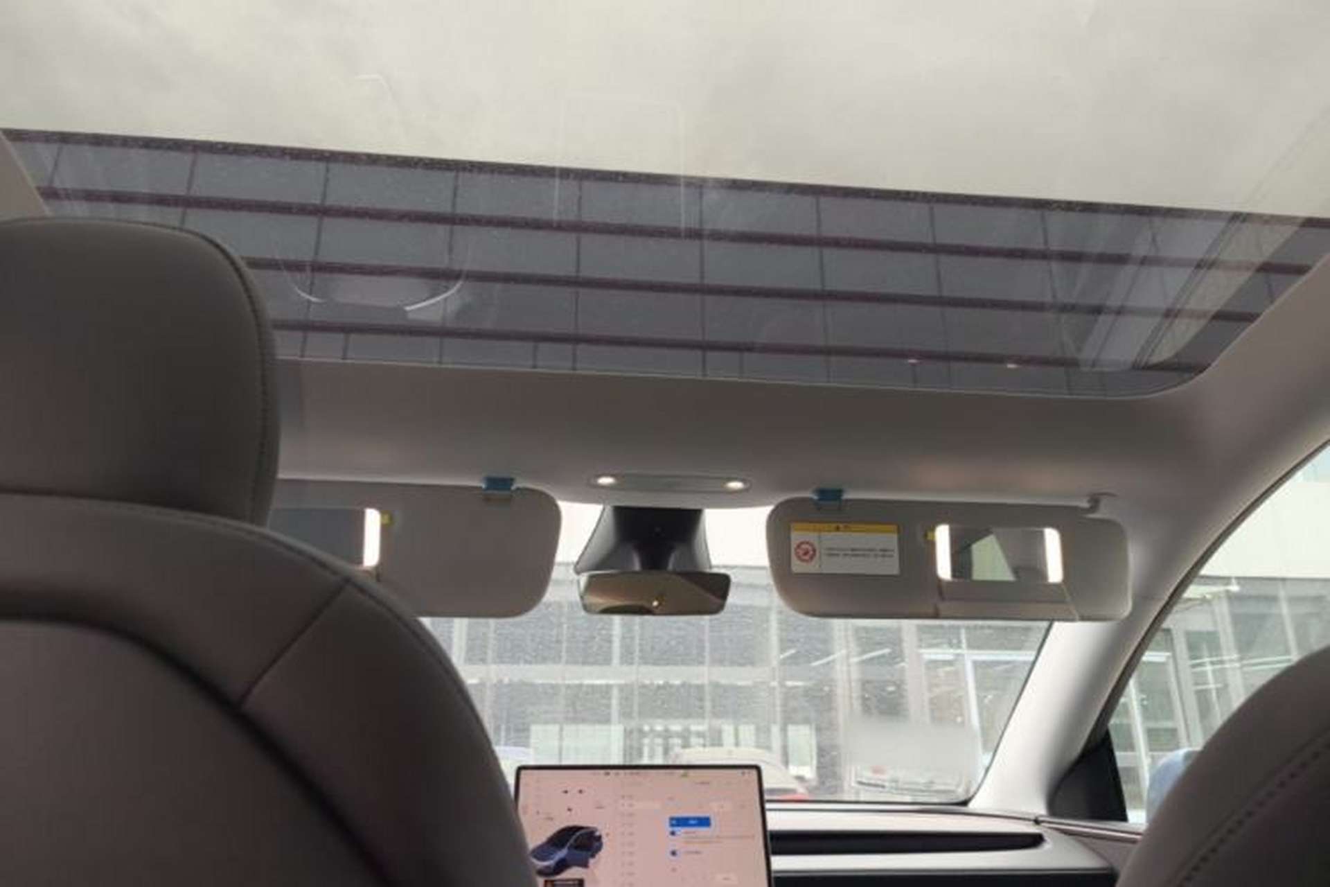 Used Tesla Model Y 2025 Rear-Wheel-Drive Version Headliner