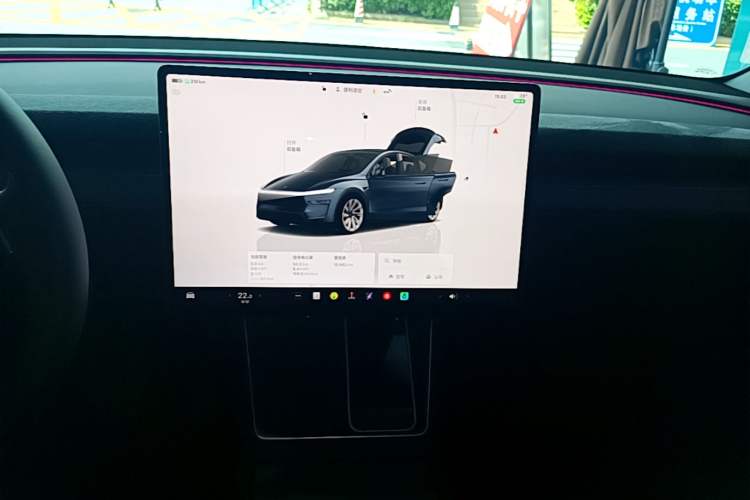 Used Tesla Model Y 2025 Rear-Wheel-Drive Version Audio And AC Panel
