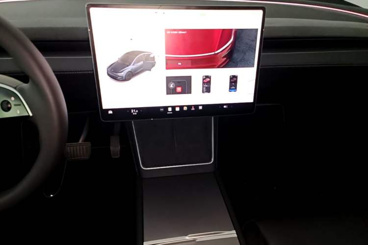 Used Tesla Model Y 2025 Rear-Wheel Drive First Edition Audio And AC Panel