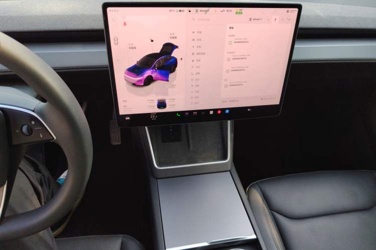 Used Tesla Model Y 2025 Rear-Wheel-Drive Version Audio And AC Panel