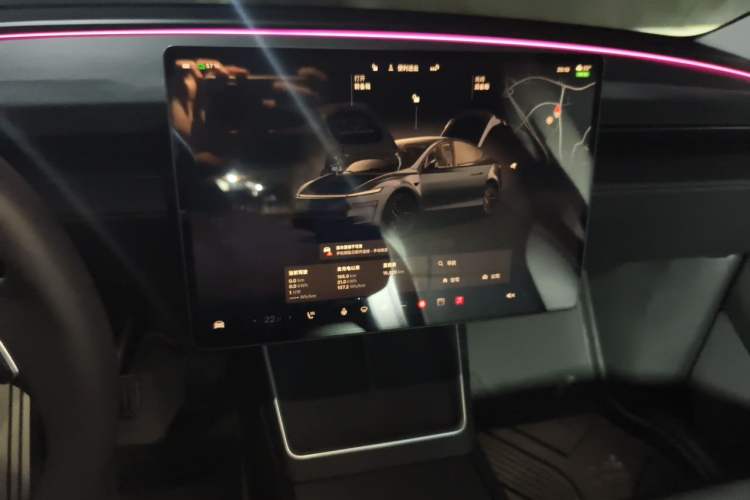 Used Tesla Model Y 2025 Rear-Wheel Drive First Edition Audio And AC Panel