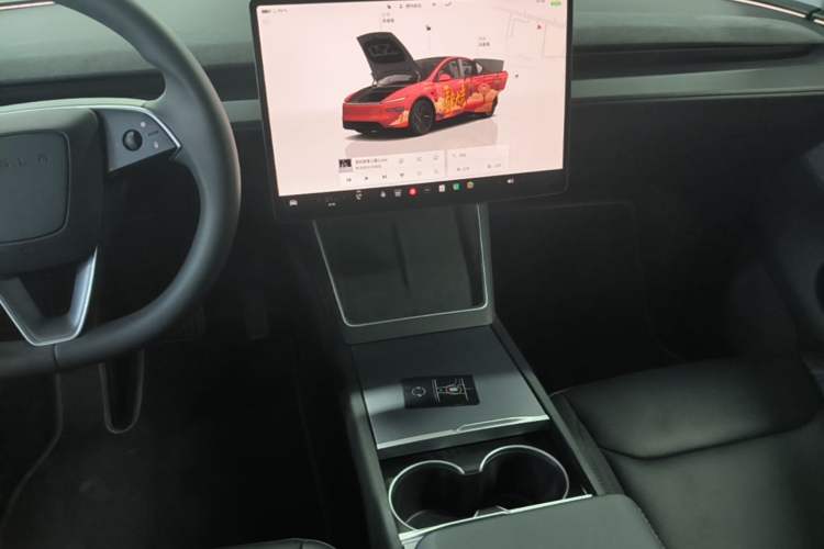 Used Tesla Model Y 2025 Rear-Wheel Drive First Edition Audio And AC Panel