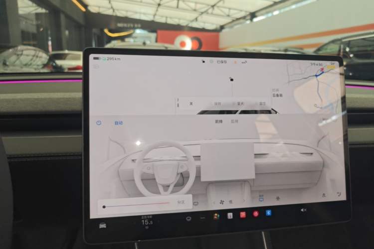 Used Tesla Model Y 2025 Rear-Wheel-Drive Version Audio And AC Panel