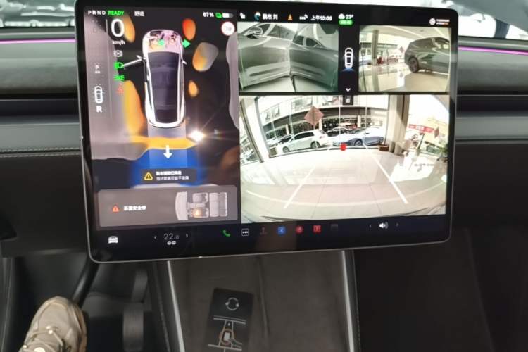 Used Tesla Model Y 2025 Rear-Wheel-Drive Version Audio And AC Panel