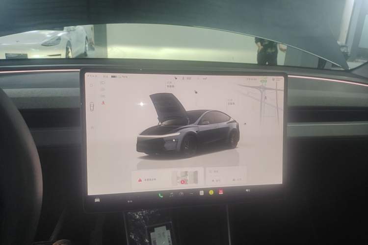 Used Tesla Model Y 2025 Rear-Wheel-Drive Version Audio And AC Panel