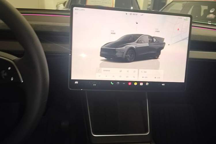 Used Tesla Model Y 2025 Long-Range All-Wheel Drive First Edition Audio And AC Panel