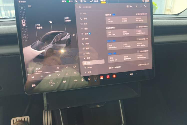 Used Tesla Model Y 2025 Updated Version Long-Range All-Wheel Drive Audio And AC Panel