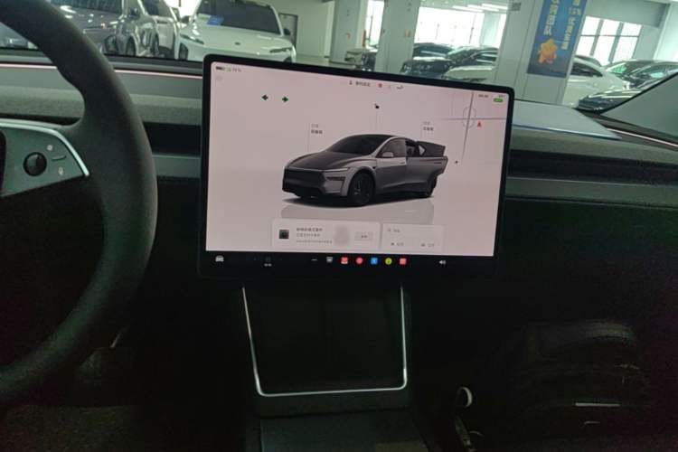 Used Tesla Model Y 2025 Updated Version Long-Range All-Wheel Drive Audio And AC Panel