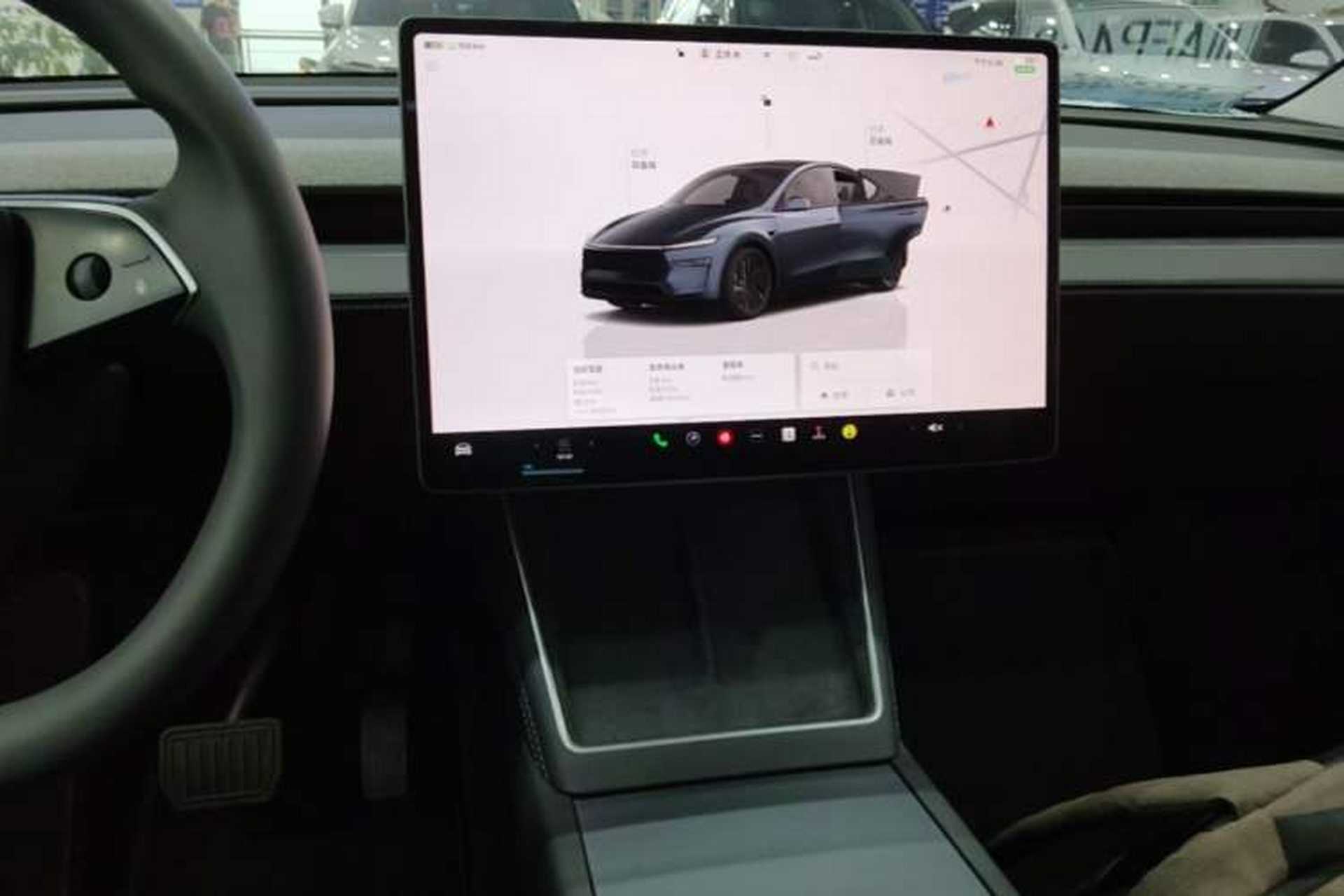 Used Tesla Model Y 2025 Rear-Wheel-Drive Version Audio And AC Panel