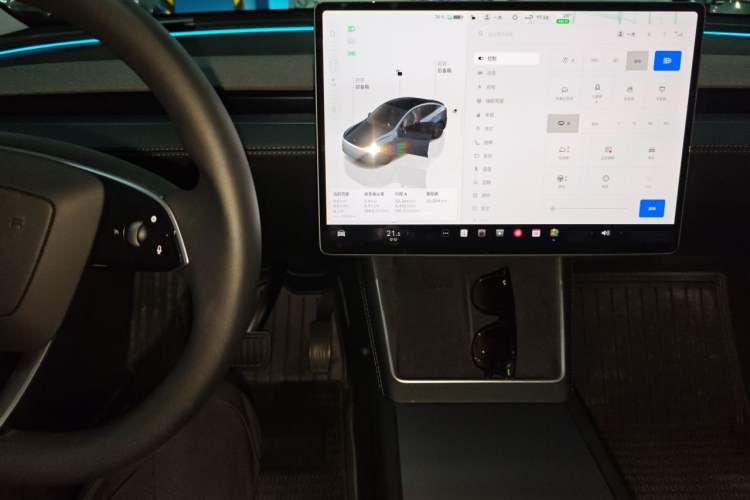 Used Tesla Model Y 2025 Rear-Wheel-Drive Version Audio And AC Panel