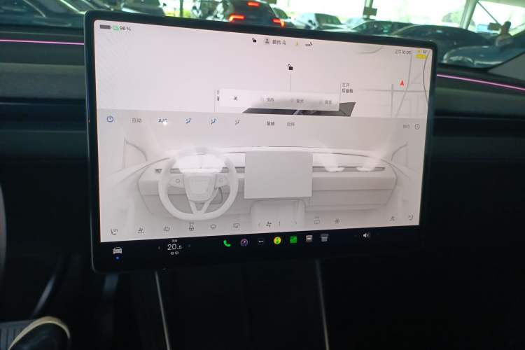 Used Tesla Model Y 2025 Rear-Wheel-Drive Version Audio And AC Panel