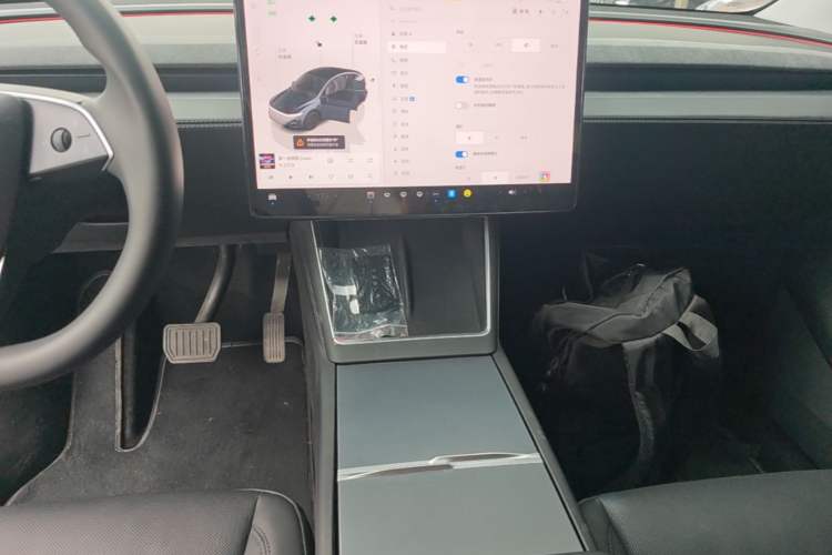 Used Tesla Model Y 2025 Long-Range All-Wheel Drive First Edition Audio And AC Panel