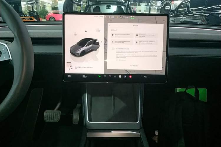 Used Tesla Model Y 2025 Rear-Wheel-Drive Version Audio And AC Panel