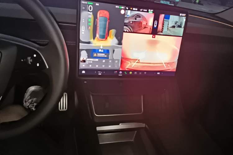 Used Tesla Model Y 2025 Rear-Wheel-Drive Version Audio And AC Panel