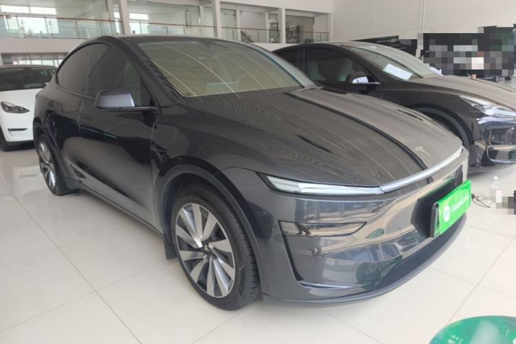 Used Tesla Model Y 2025 Updated Version Long-Range All-Wheel Drive Front Right 45 Deg