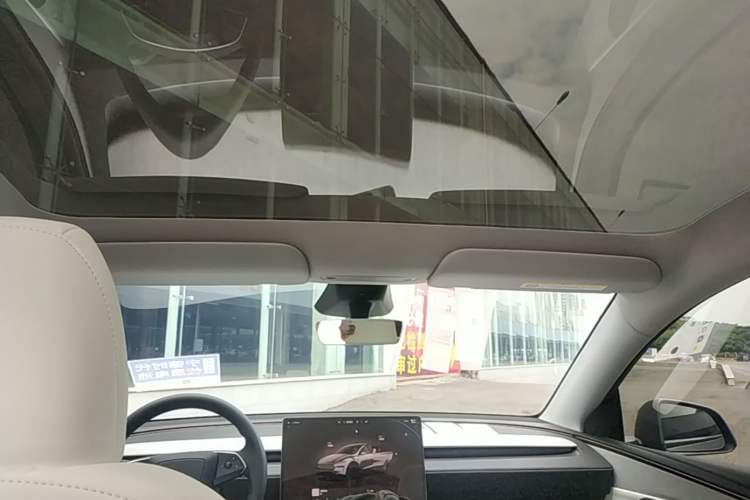 Used Tesla Model Y 2025 Rear-Wheel-Drive Version Headliner