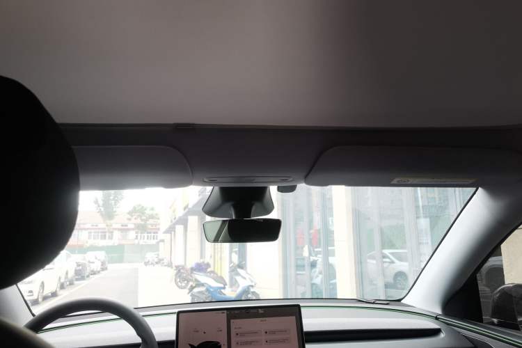Used Tesla Model Y 2025 Long-Range All-Wheel-Drive Version Headliner