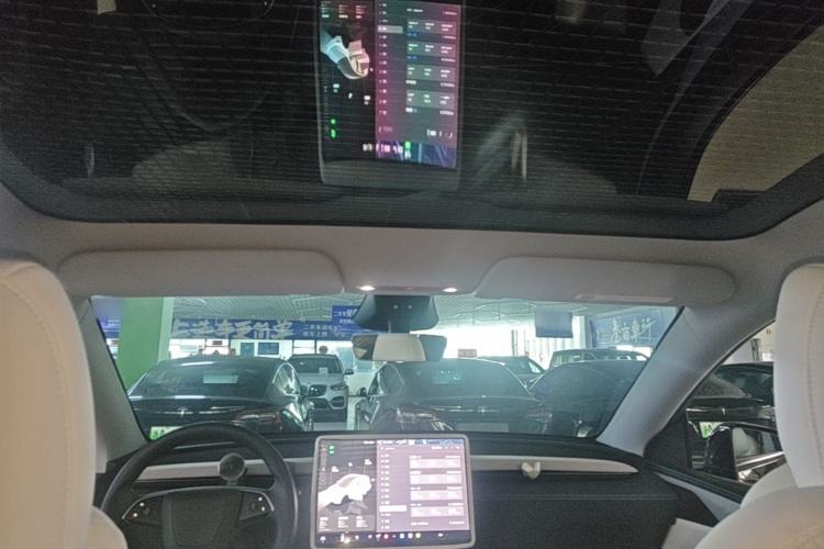 Used Tesla Model Y 2025 Long-Range All-Wheel Drive First Edition Headliner