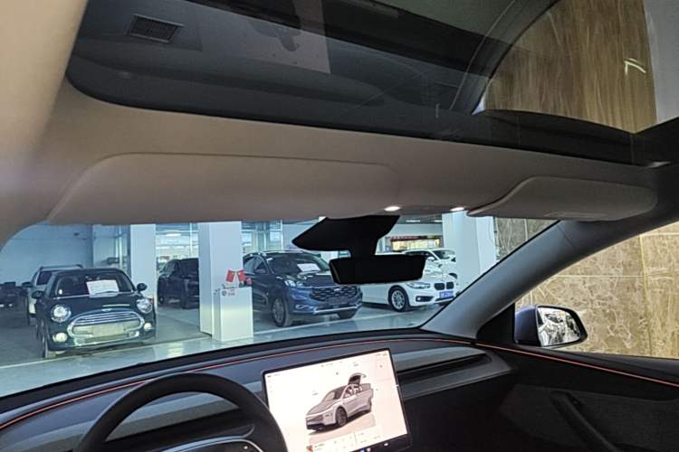 Used Tesla Model Y 2025 Rear-Wheel Drive First Edition Headliner