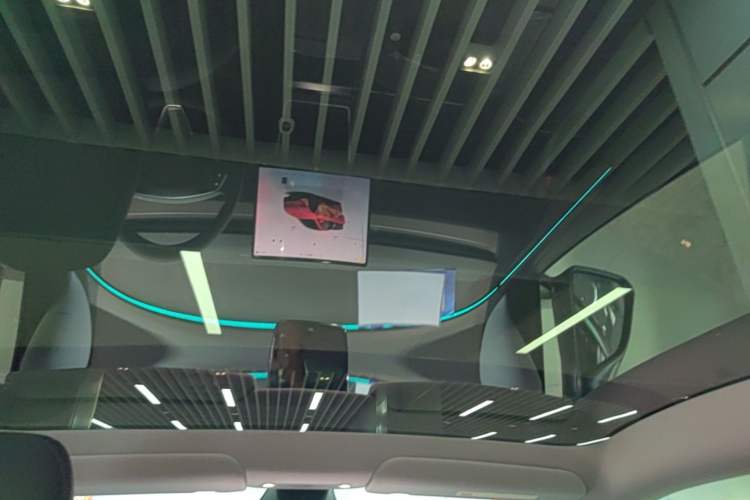 Used Tesla Model Y 2025 Long-Range All-Wheel-Drive Version Headliner