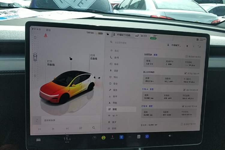 Used Tesla Model Y 2025 Long-Range All-Wheel-Drive Version Instrument Cluster