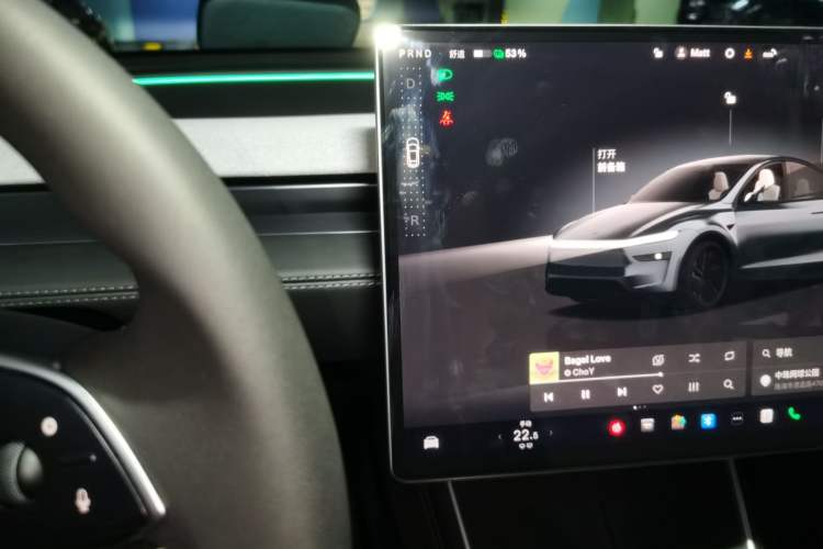 Used Tesla Model Y 2025 Updated Version Long-Range All-Wheel Drive Instrument Cluster
