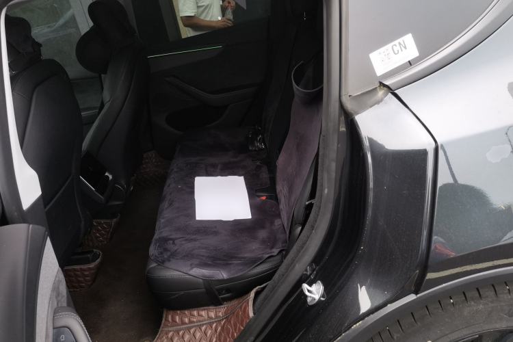 Used Tesla Model Y 2025 Long-Range All-Wheel-Drive Version Left Rear Seat