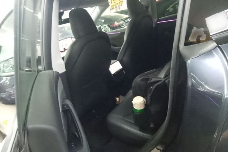 Used Tesla Model Y 2025 Long-Range All-Wheel-Drive Version Left Rear Seat