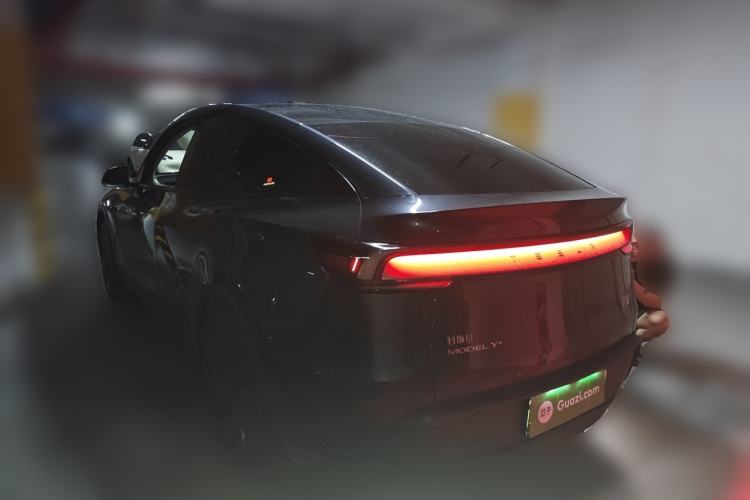 Used Tesla Model Y 2025 Long-Range All-Wheel Drive First Edition Rear Left 45 Deg