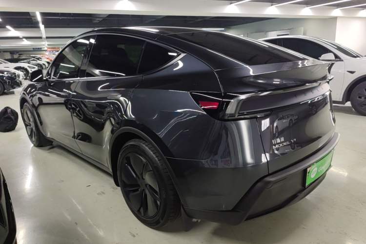 Used Tesla Model Y 2025 Long-Range All-Wheel Drive First Edition Rear Left 45 Deg