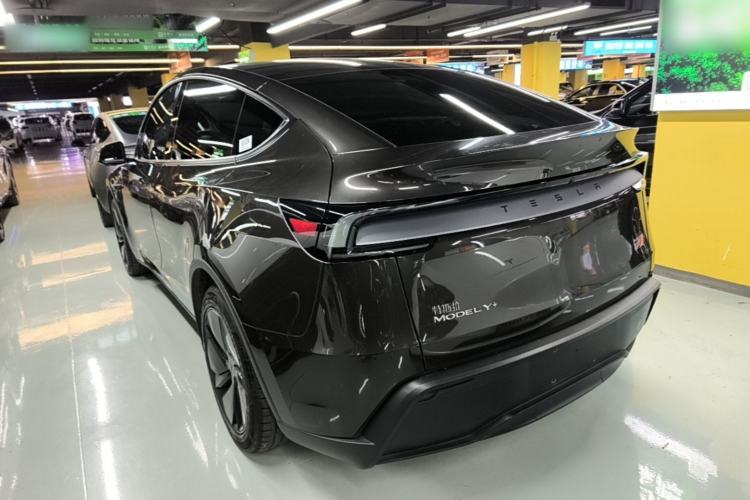 Used Tesla Model Y 2025 Long-Range All-Wheel Drive First Edition Rear Left 45 Deg
