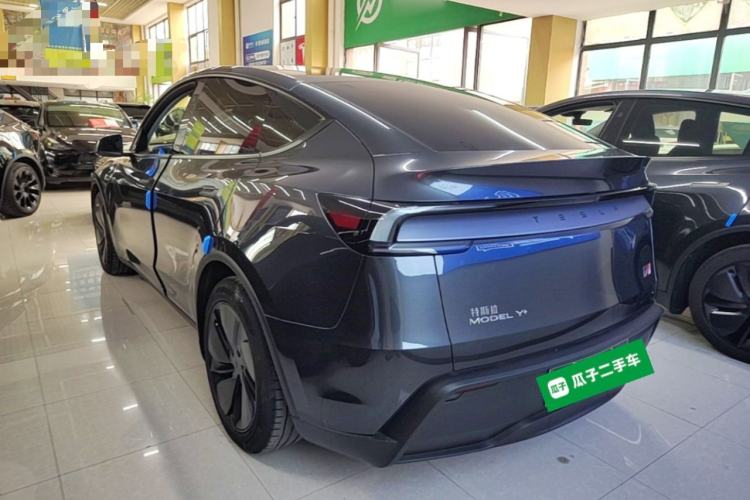 Used Tesla Model Y 2025 Long-Range All-Wheel Drive First Edition Rear Left 45 Deg